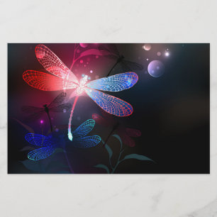 Glimmerne Rote Libelle Flyer