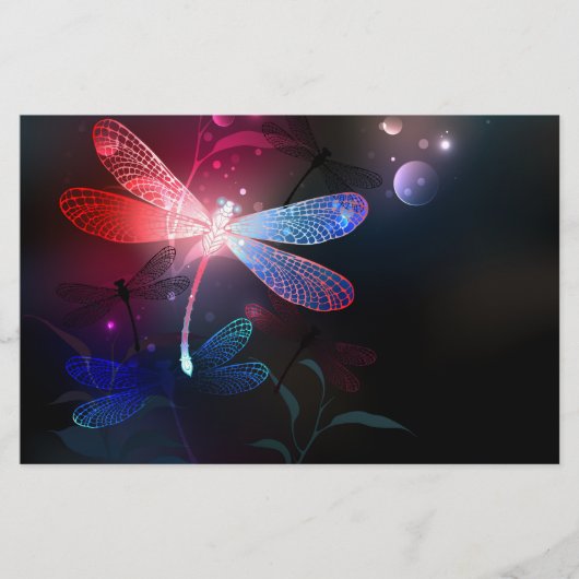 Glimmerne Rote Libelle Flyer (Vorne)