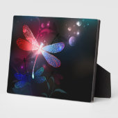 Glimmerne Rote Libelle Fotoplatte (Seite)