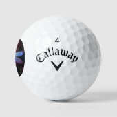 Glimmerne Rote Libelle Golfball (Logo)