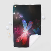 Glimmerne Rote Libelle Golfhandtuch (Insitu)
