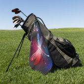 Glimmerne Rote Libelle Golfhandtuch (Gras)