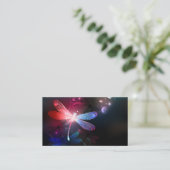 Glimmerne Rote Libelle Hinweiskarte (Stehend Vorderseite)