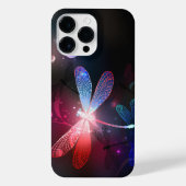 Glimmerne Rote Libelle iPhone Hülle (Rückseite)