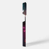 Glimmerne Rote Libelle iPhone Hülle (Rechte Seite)