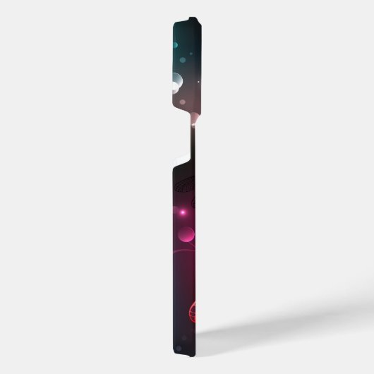 Glimmerne Rote Libelle iPhone Hülle (Rechte Seite)