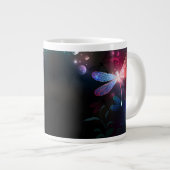 Glimmerne Rote Libelle Jumbo-Tasse (Vorderseite Rechts)
