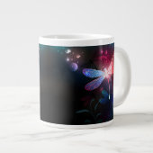 Glimmerne Rote Libelle Jumbo-Tasse (Vorderseite Rechts)