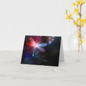 Glimmerne Rote Libelle Karte (Gelbe Blume)