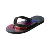 Glimmerne Rote Libelle Kinderbadesandalen (Schrägansicht)