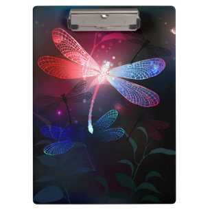 Glimmerne Rote Libelle Klemmbrett