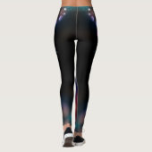 Glimmerne Rote Libelle Leggings (Rückseite)