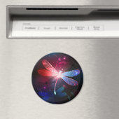 Glimmerne Rote Libelle Magnet (In Situ (Geschirrspüler))