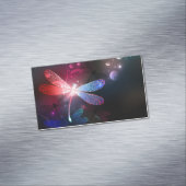 Glimmerne Rote Libelle Magnetische Visitenkarte (Beispiel)