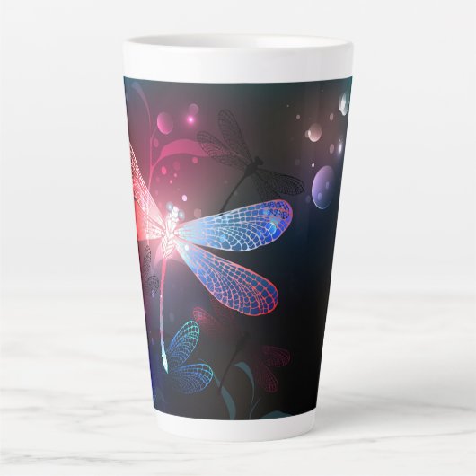 Glimmerne Rote Libelle Milchtasse (Vorderseite)