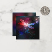 Glimmerne Rote Libelle Mitteilungskarte (Vorderseite/Rückseite Beispiel)