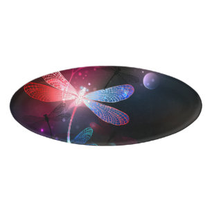 Glimmerne Rote Libelle Namenschild