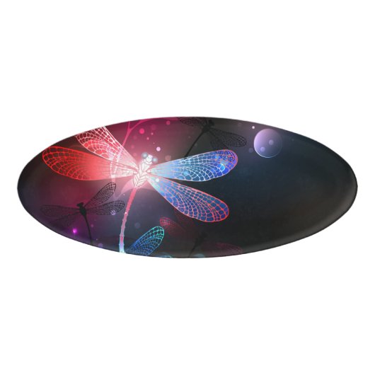 Glimmerne Rote Libelle Namenschild (Vorderseite)