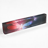 Glimmerne Rote Libelle Namensplakette