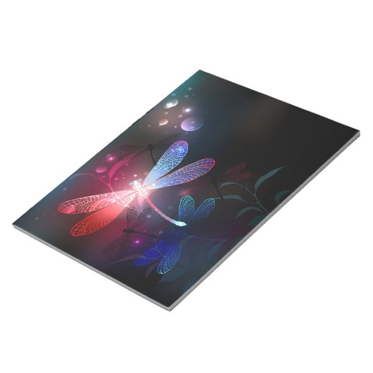 Glimmerne Rote Libelle Notizblock (angewinkelt)