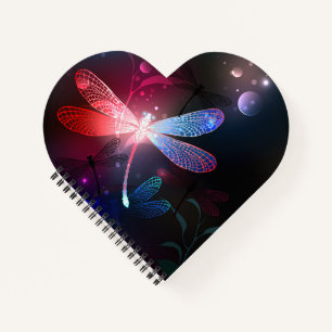 Glimmerne Rote Libelle Notizblock