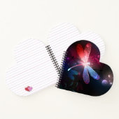 Glimmerne Rote Libelle Notizblock (Innenseite)