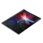 Glimmerne Rote Libelle Notizblock (Linke Seite)