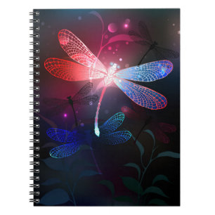 Glimmerne Rote Libelle Notizblock