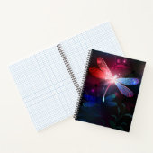 Glimmerne Rote Libelle Notizblock (Innenseite)
