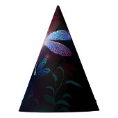 Glimmerne Rote Libelle Partyhütchen (Vorderseite)