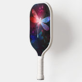Glimmerne Rote Libelle Pickleball Schläger (Links)