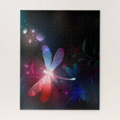 Glimmerne Rote Libelle Puzzle (Vertikal)