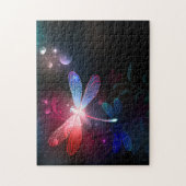 Glimmerne Rote Libelle Puzzle (Vertikal)