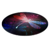 Glimmerne Rote Libelle Schneidebrett (Ecke)