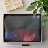 Glimmerne Rote Libelle Seidenpapier (Geschenk)