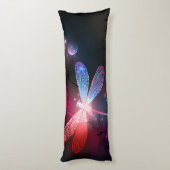Glimmerne Rote Libelle Seitenschläferkissen (Rückseite (Vertikal))