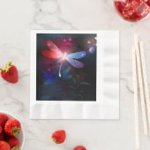 Glimmerne Rote Libelle Serviette (Beispiel)