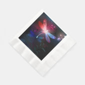 Glimmerne Rote Libelle Serviette (Ecke)