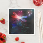 Glimmerne Rote Libelle Serviette (Beispiel)