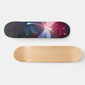 Glimmerne Rote Libelle Skateboard (Horizontal)