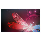 Glimmerne Rote Libelle Stoff (Fat Quarter (45,7 x 55,9 cm))