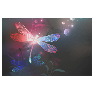 Glimmerne Rote Libelle Stoff