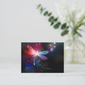 Glimmerne Rote Libelle Terminkarte (Stehend Vorderseite)