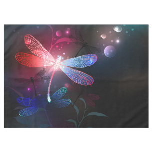 Glimmerne Rote Libelle Tischdecke