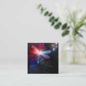 Glimmerne Rote Libelle Treuekarte (Stehend Vorderseite)