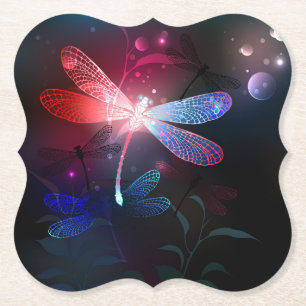 Glimmerne Rote Libelle Untersetzer