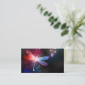 Glimmerne Rote Libelle Visitenkarte (Stehend Vorderseite)