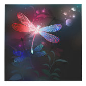 Glimmerne Rote Libelle Würfel (Vorderseite)