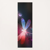 Glimmerne Rote Libelle Yogamatte (Vorderseite)