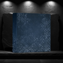 Glimmery Navy Grunge | Dark Sapphire Blue Damask